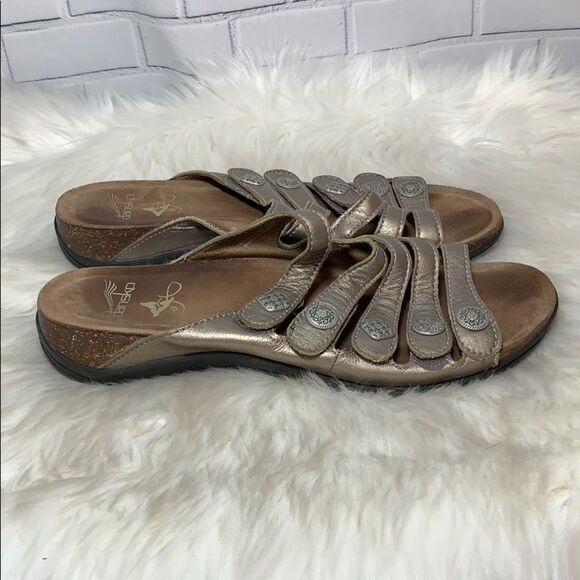 Dansko Janie Strappy Pewter Sandal Size 41/10.5-11 - Picture 4 of 6
